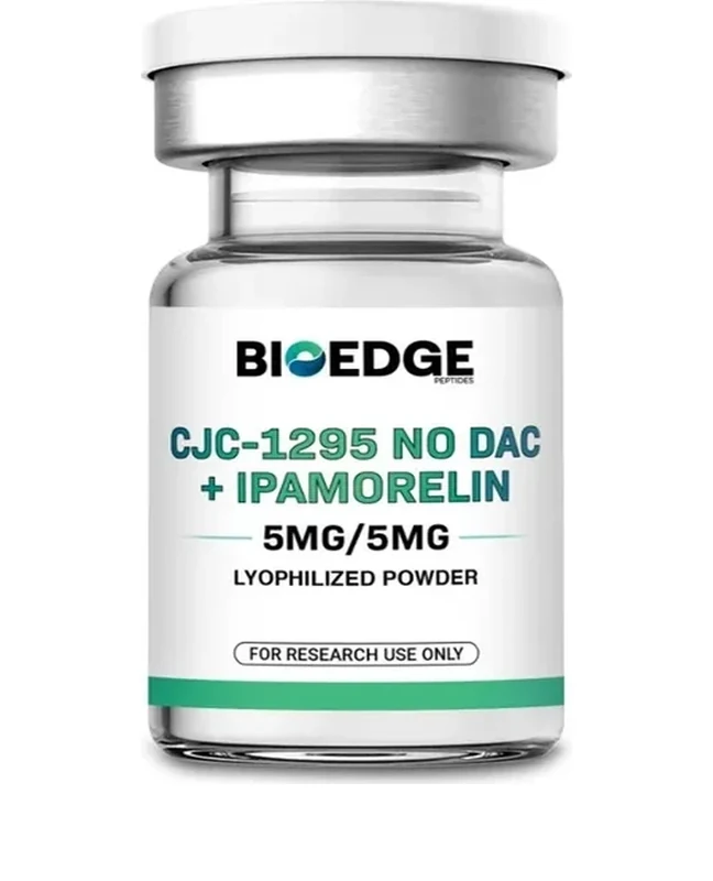 CJC-1295 No DAC + Ipamorelin Blend vial from BioEdge Research Labs
