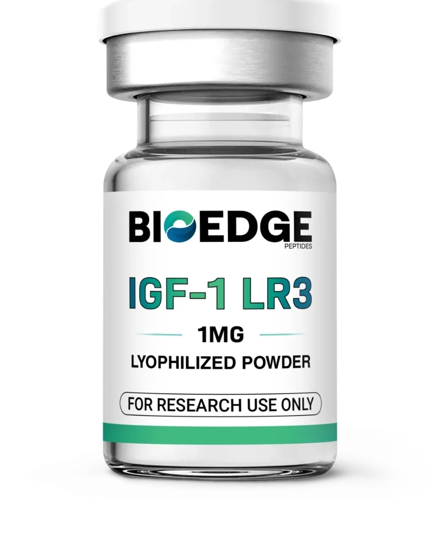 IGF-1 LR3 vial from BioEdge Research Labs