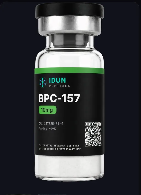 BPC-157 vial from IDUN Peptides