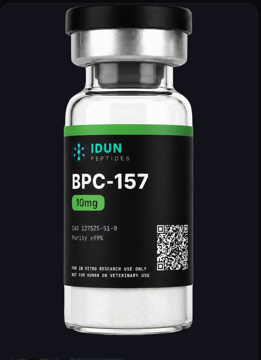 BPC-157 vial from IDUN Peptides