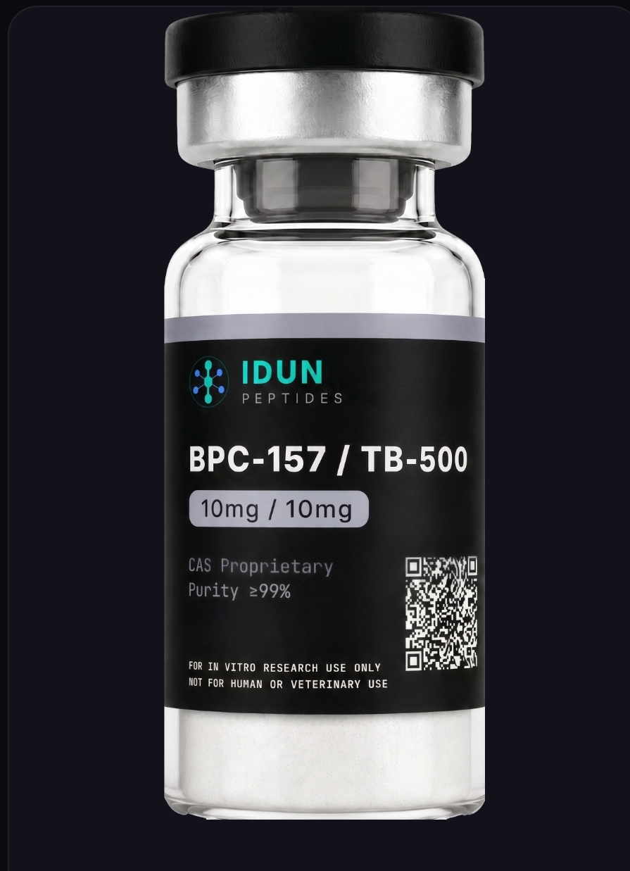 BPC-157 / TB-500 (Wolverine) vial from IDUN Peptides