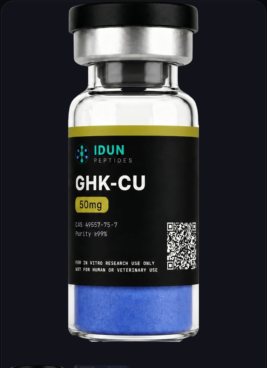 GHK-Cu vial from IDUN Peptides