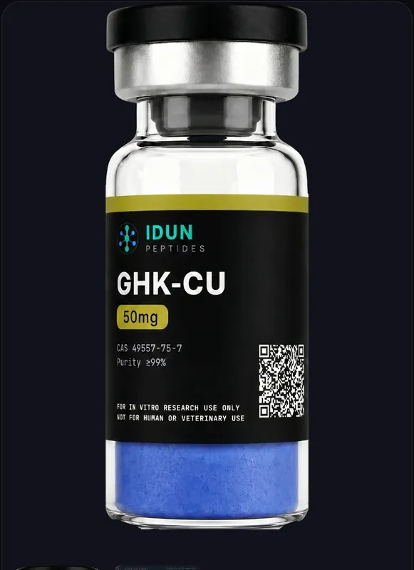 GHK-Cu vial from IDUN Peptides